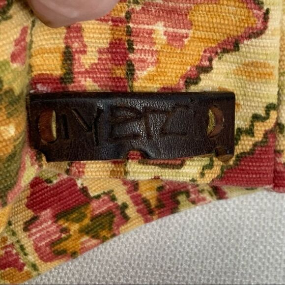 Handmade Upcycled Material & Leather Southwest Crossbody Bag - Picture 13 of 13